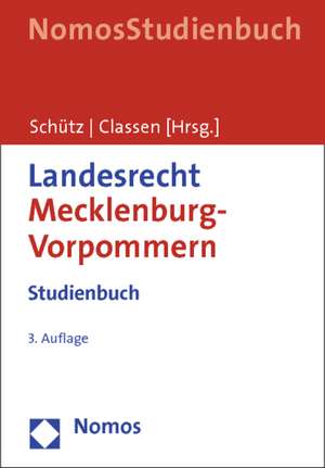 Landesrecht Mecklenburg-Vorpommern de Hans-Joachim Schütz