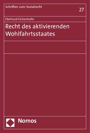 Recht Des Aktivierenden Wohlfahrtsstaates: 'Die USA, Deutschland Und Das Erstarken Des Politischen Islam in Der Turkei' de Eberhard Eichenhofer