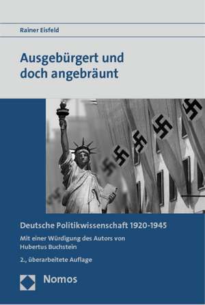 Fachplanung: Deutsche Politikwissenschaft 1920-1945 de Rainer Eisfeld