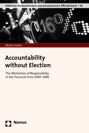 Accountability without Election de Nicole Greuter