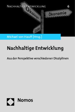 Nachhaltige Entwicklung de Michael Von Hauff