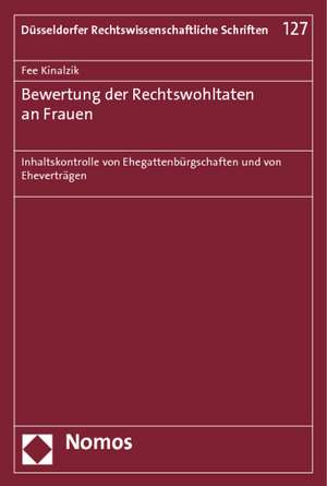 Bewertung der Rechtswohltaten an Frauen de Fee Kinalzik