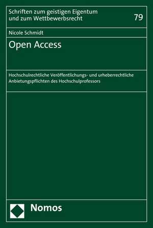 Open Access de Nicole Schmidt