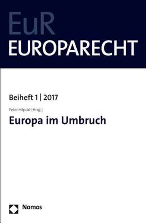 Europa Im Umbruch de Peter Hilpold