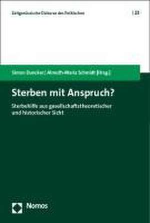 Sterben mit Anspruch? de Simon Duncker