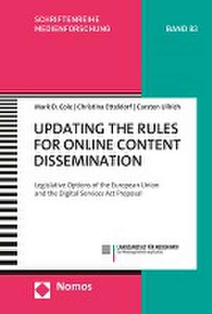 Updating the Rules for Online Content Dissemination de Mark D. Cole