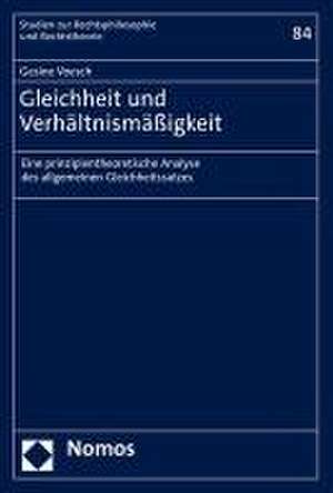 Gleichheit und Verhältnismäßigkeit de Gesine Voesch