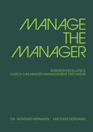 MANAGE THE MANAGER de Matthias Hermann