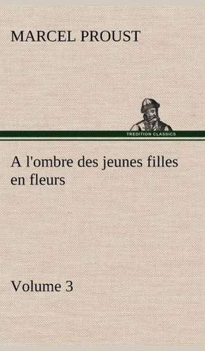 A L'Ombre Des Jeunes Filles En Fleurs - Volume 3: Une Partie de La C Te Nord, L' Le Aux Oeufs, L'Anticosti, L' Le Saint-Paul, L'Archipel de La Madeleine de Marcel Proust