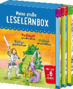 Meine große Leselernbox - Rittergeschichten, Fußballgeschichten, Polizeigeschichten de Carola von Kessel