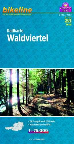 Bikeline Radkarte Waldviertel 1 : 75 000