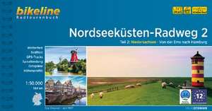 Nordseeküsten-Radweg. 1:75000 / Nordseeküsten-Radweg 2 de Esterbauer Verlag