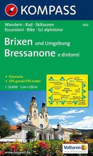 Brixen und Umgebung - Bressanone e dintorni 1 : 25 000 de KOMPASS-Karten GmbH