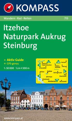 Itzehoe - Naturpark Aukrug - Steinburg 1 : 50 000