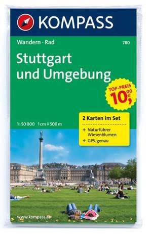 Stuttgart und Umgebung 1 : 50 000 de Kompass-Karten Gmbh