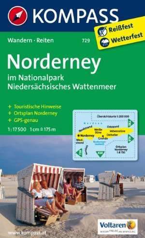 Insel Norderney 1 : 17 500