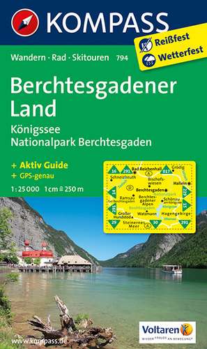 Berchtesgadener Land - Königssee - Nationalpark Berchtesgaden 1 : 25 000