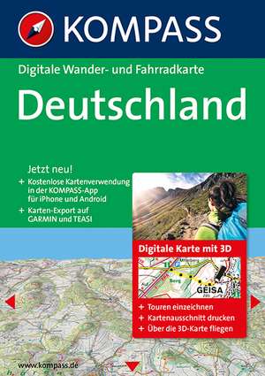 Deutschland 3D de Kompass-Karten Gmbh