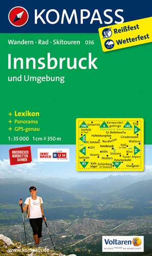 Innsbruck und Umgebung 1 : 35 000