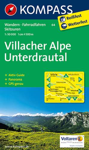 Villacher Alpe - Unterdrautal 1 : 50 000