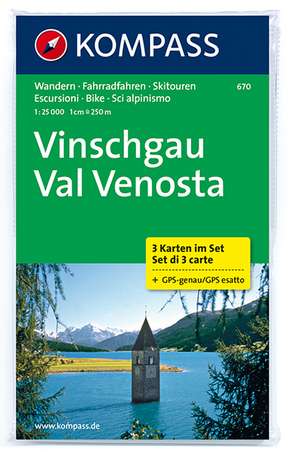 Vinschgau - Val Venosta 1 : 25 000