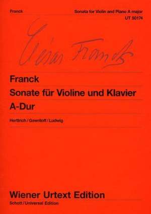 Sonate für Violine und Klavier A-Dur de César Franck