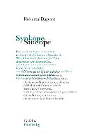 Synkope / Sincope de Roberta Dapunt