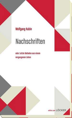 Nachschriften de Wolfgang Kubin