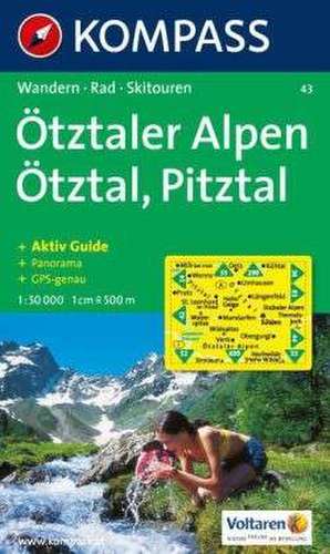 Ötztaler Alpen / Ötztal / Pitztal 1 : 50 000