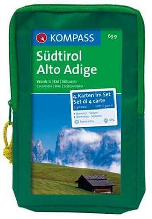 Südtirol - Alto Adige - South Tyrol 1 : 50 000 de KOMPASS-Karten GmbH