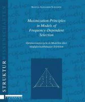 Maximization Principles in Models of Frequency - Dependent Selection de Kristan Schneider