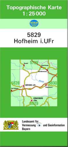 Hofheim in Unterfranken 1 : 25 000