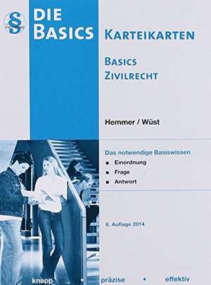 Basics Zivilrecht. Karteikarten de Karl E. Hemmer