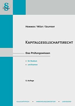 Kapitalgesellschaftsrecht de Karl E. Hemmer