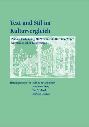 Text und Stil im Kulturvergleich de Marianne Foschi Albert