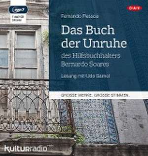 Das Buch der Unruhe des Hilfsbuchhalters Bernardo Soares de Fernando Pessoa