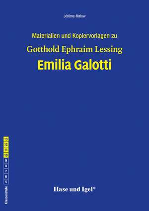 Emilia Galotti. Begleitmaterial de Gotthold Ephraim Lessing