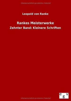 Rankes Meisterwerke de Leopold von Ranke