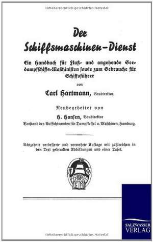 Der Schiffsmaschinen-Dienst de Carl Hartmann