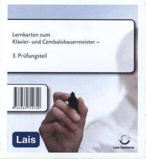 Lernkarten zum Klavier- und Cembalobauermeister