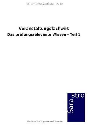 Veranstaltungsfachwirt de Sarastro Verlag