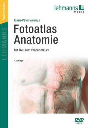 Lehmanns PowerPockets - Fotoatlas Anatomie de Klaus-Peter Valerius