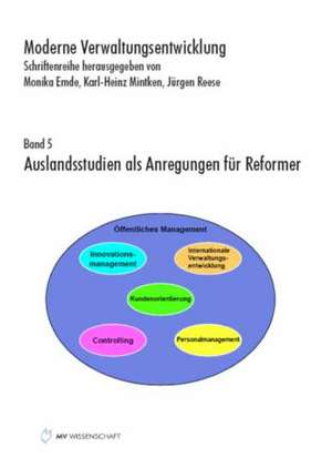 Band 5: Auslandsstudien als Anregung für Reformer de Monika Emde