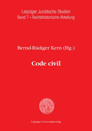 Code civil de Bernd-Rüdiger Kern