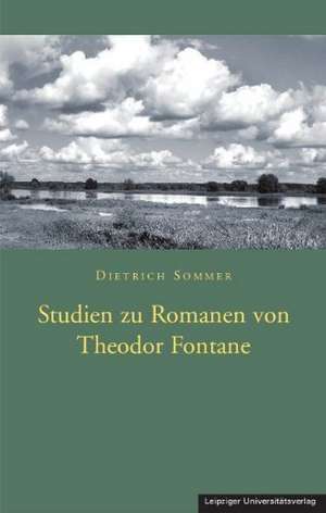 Studien zu Romanen von Theodor Fontane de Dietrich Sommer