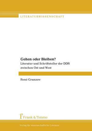 Gehen oder Bleiben? de René Granzow