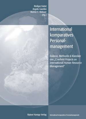 International komparatives Personalmanagement de Rüdiger Kabst