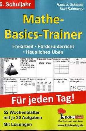 Mathe-Basics-Trainer / 6. Schuljahr Für jeden Tag!