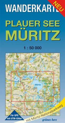 Plauer See - Müritz Wanderkarte 1 : 50 000 de Lutz Gebhardt