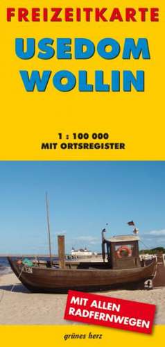 Usedom - Wollin 1 : 100 000 Freizeitkarte de Lutz Gebhardt